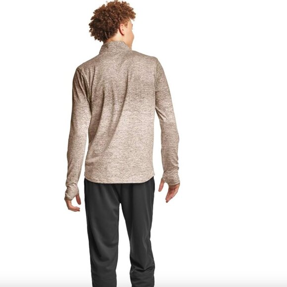 NWT C9 Champion Men's Elevated Train Zip Layer, Midway Brown Heather, M - Picture 8 of 10